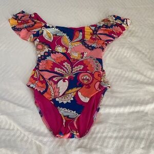 Trina Turk Multicolor One Piece Swimsuit